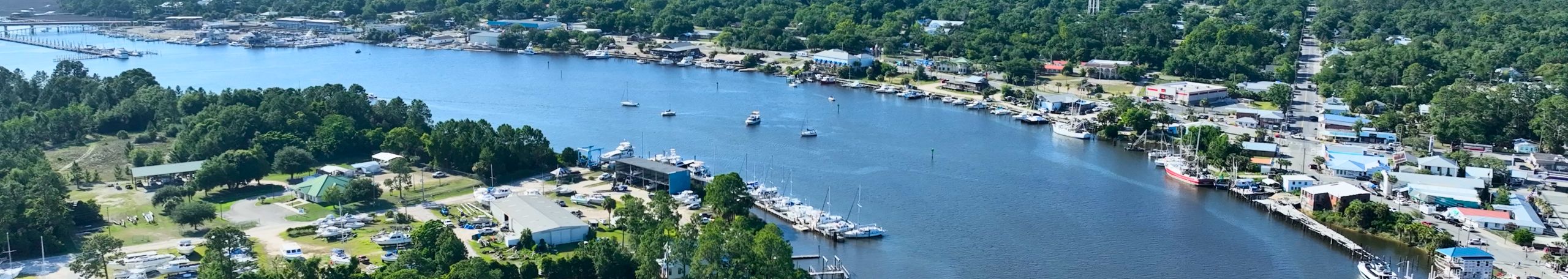 River view of Carrabelle, Florida