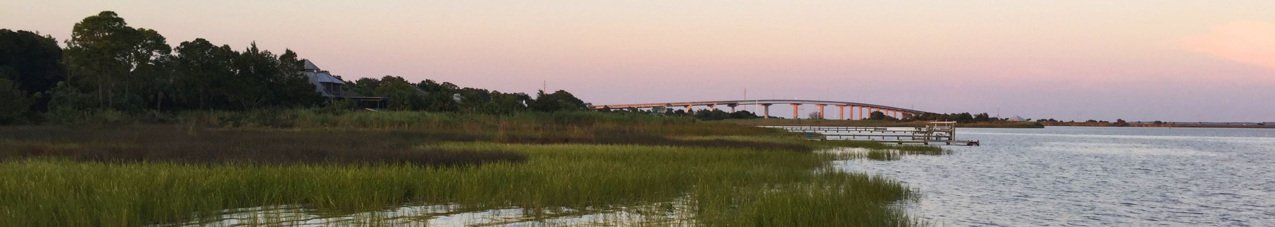 Sunset in Apalachicola, Florida